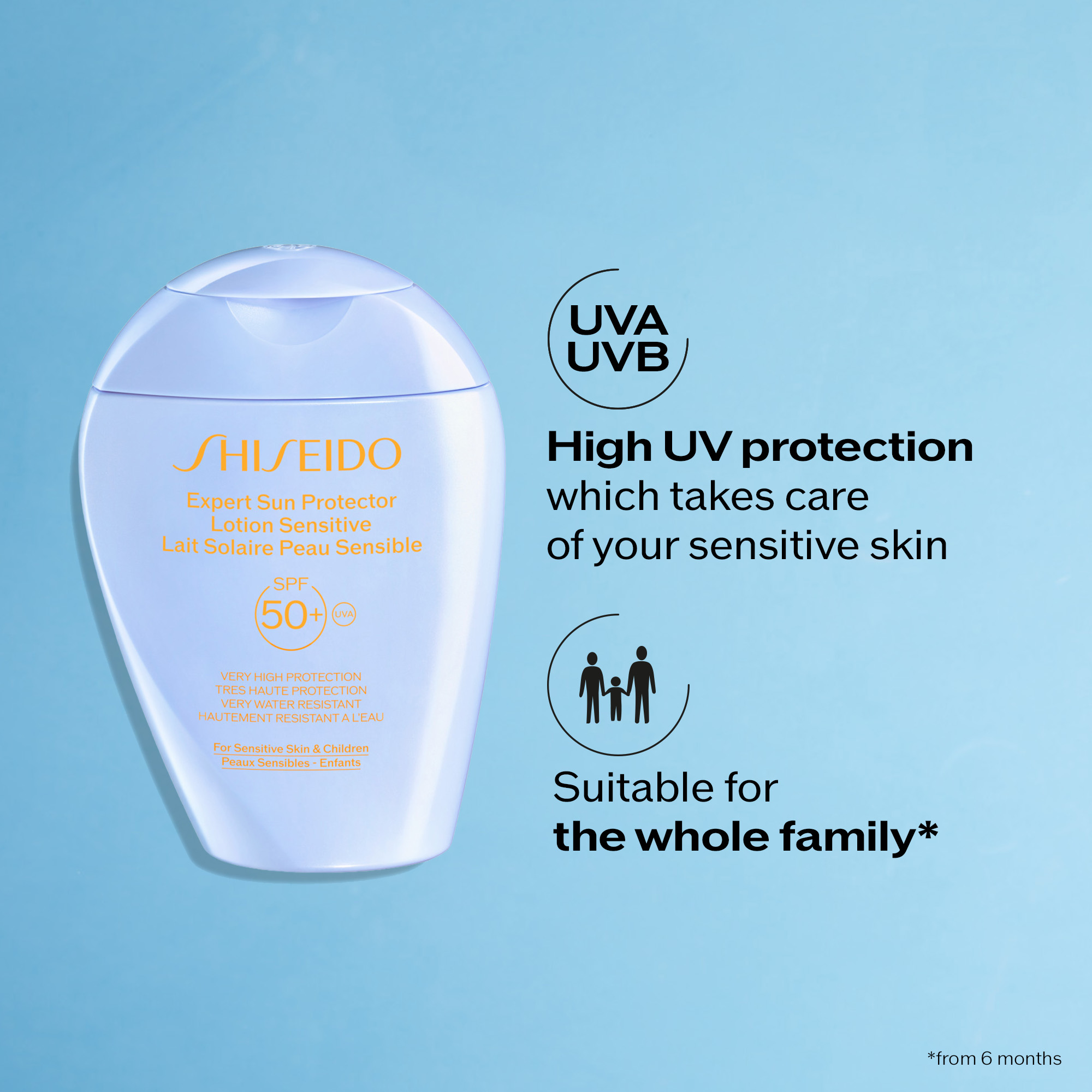 Expert Sun Protector Lotion Sensitive SPF50+, 